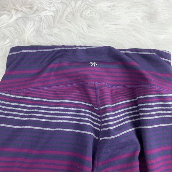Athleta Chaturanga Striped Mid-Rise Leggings - Picture 5 of 7